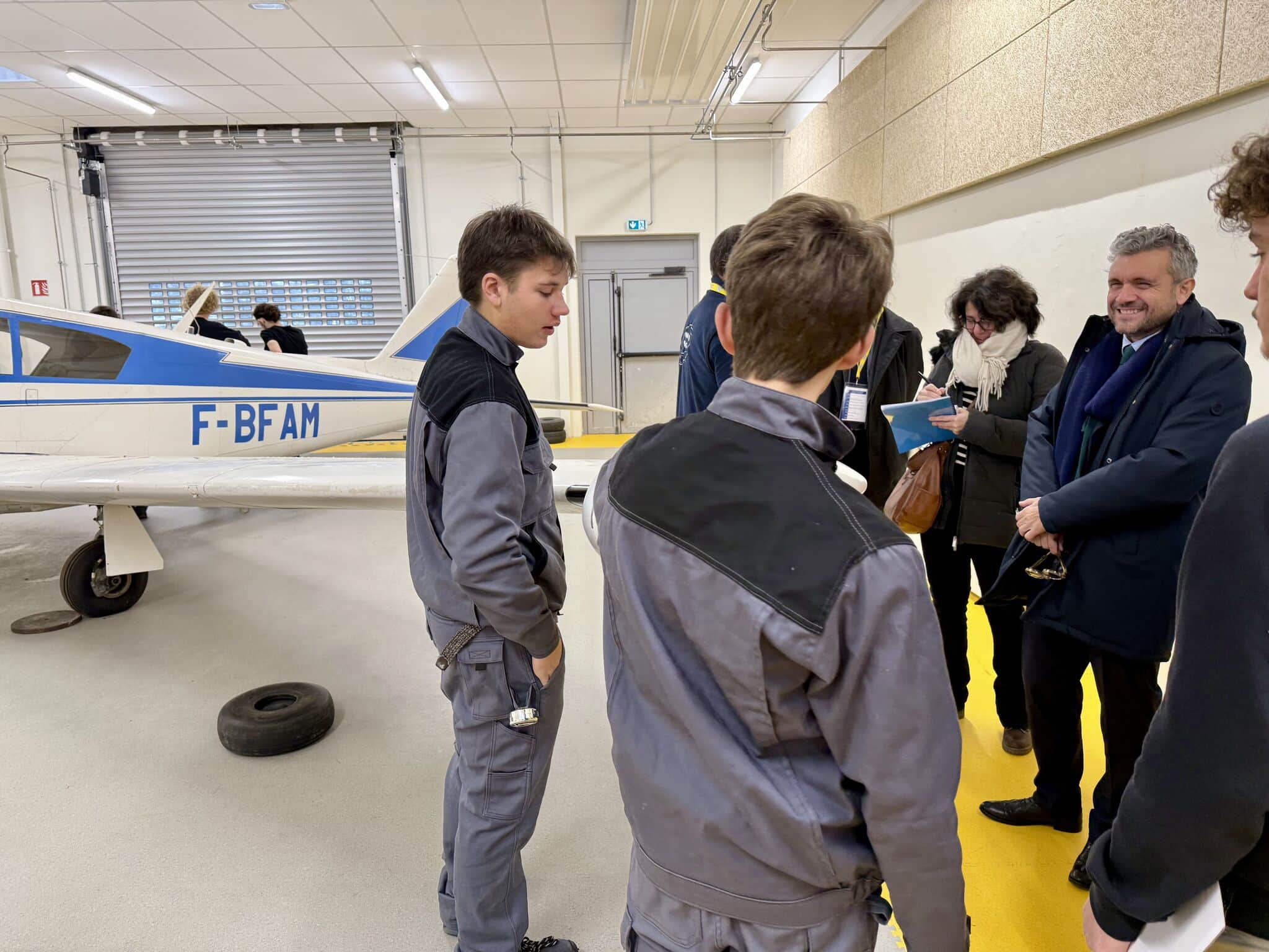 M. Le Recteur présent au parcours Made In Blaise ce 2 décembre 2025
